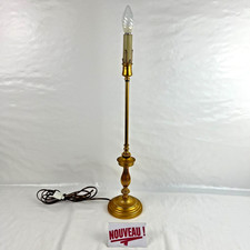 ➜OLD LAMP BASE table/office/to lay candle holder Louis XVI in gold metal