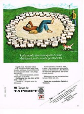 ADVERTISEMENT 1974 CARPET wool rug