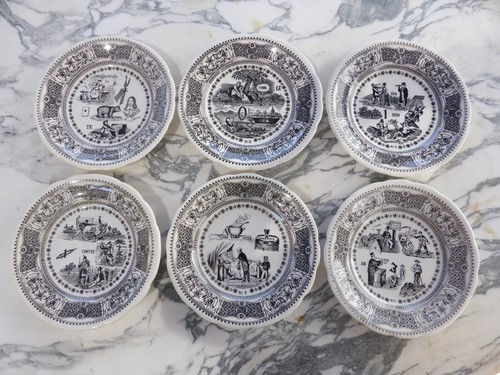 Lot de 6 assiettes - de,
