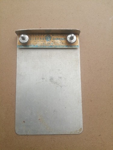 Ancien porte bloc note - note, ou