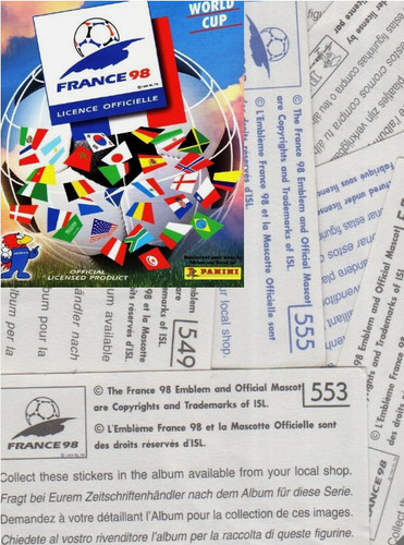Panini france world cup - 98,