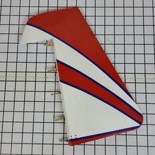 Aeroworks .90-1.20 YAK 54 ARF Rudder Assy. w/Hinges. Used, Good Condition