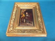 D'APRÈS GABRIELLE DOYEN JEANNE D'ARC PHOTOGRAVURE FIXÉE SOUS VERRE ET CADRE BOIS