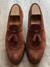 Stefano Bemer Suede tassel loafers moccasins 10 (Eu 43) Dress Shoes moc $2100