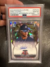 2023 Bowman Chrome Ariel Castro 1st Atomic Refractor /100 PSA 10