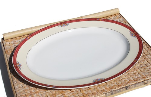 Plat ovale porcelaine - plat,