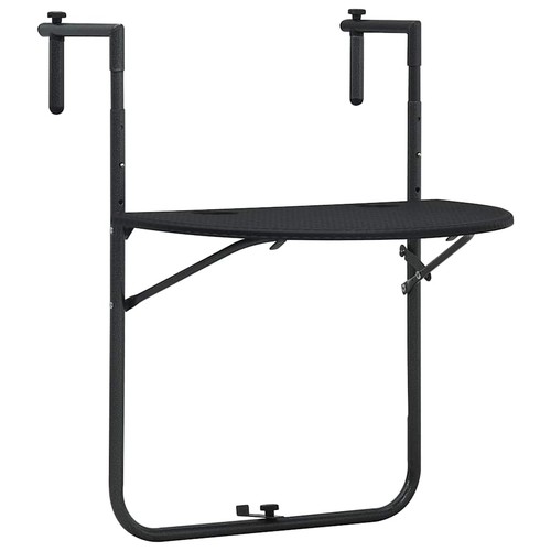Table balcon suspendue noir - suspendue,