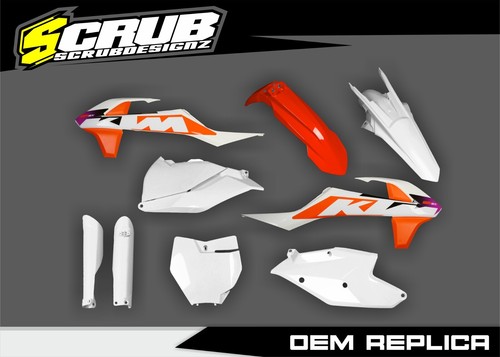 Kit carrosserie plastique ktm - plastique,