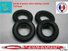 4 Dunlop Black Cranter Tires 13/7 EME: 1407, 1413, 1414, 1421, 1428, 506F, 510 ..