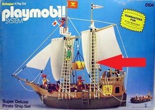 PLAYMOBIL 3550 Bateau Pirates Pièces détachées 5135 3542 V1 V2 V3 V4 3750