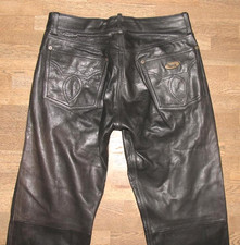 Richa - Jean En Cuir / Pantalon De Motard En Cuir Noir W29 / L32