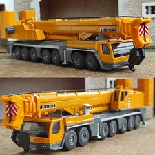 1/87 Ho SIKU 1886 GRUE MOBILE LIEBHERRE Miniature Collection TP BTP Travaux 
