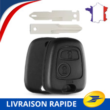 Coque Clé Plip Peugeot 107 206 207 306 307 406 407 - Remplacement 2 Boutons