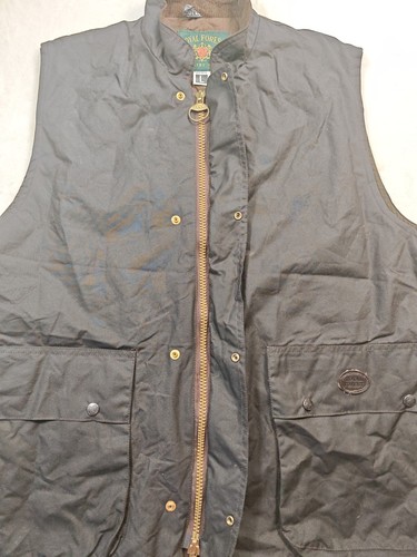 Royal forest veste ciré wax - royal,