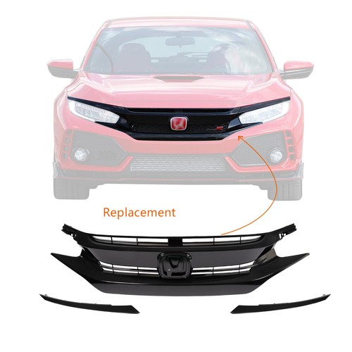 Sedan grill black new - sedan,