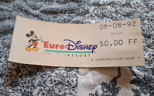 Rare ticket parking - ticket, 1992