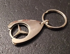 Mercedes keychain that makes shopping cart token VGC (C2)