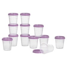 Tupperware® 24-piece Portion All Tupper Minis Super Set, Purple, New