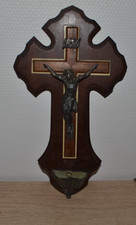 Ancien Crucifix en Bois avec