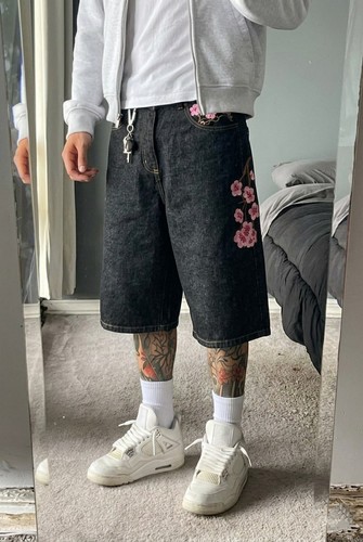 Short jorts baggy y2k noir - short,