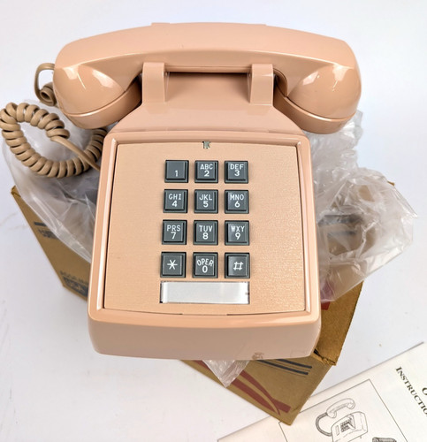 Vtg new pink beige salmon - new,