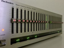 Égaliseur Graphique Stéréo TECHNICS SH 8020 12 Bandes Vintage 1980 En Bon État