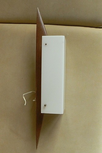 Lampe applique lunel teck vers - lunel,