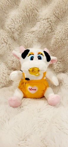 Peluche vache bébé sandy - peluche,