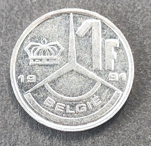 Belgique piece 1991 1f - piece,