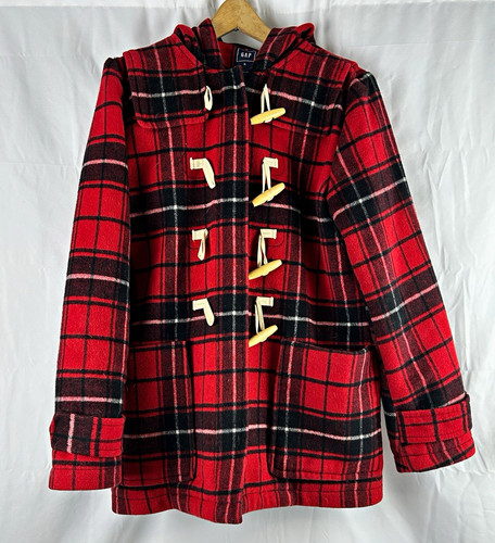 Gap women red plaid - women's, xl
