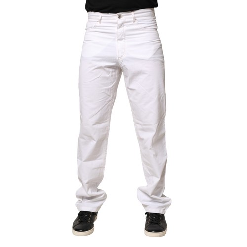 Jean fred perry - jean, blanc