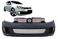 Pare-chocs avant pour VW Golf VI 6 2008-2013 Grille antibrouillard GTI Look