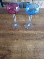 Lot 2 Coupe A Champagne Val Saint Lambert Signée 