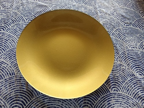 Assiette plate dorée 5 - assiette, de