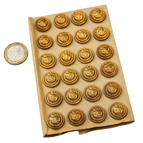 Lot plaque boutons métal - lot,