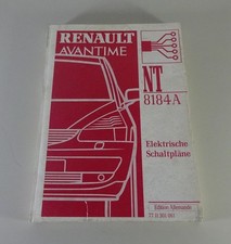 Workshop Manual Electrics / Electrical Wiring Diagrams Renault Avantime 2001