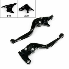Réglable Leviers de frein d'embrayage pour Yamaha YZF R1 1999-2001 Black A'