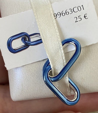 charm pandora authentique maillon de chaine  bleu neuf/6261V2