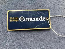 British Airways Concorde bagage main BALISE 1976