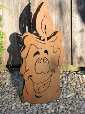 Bougie souriante anti-vent en