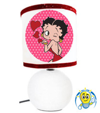 LAMPE DE CHEVET BLANC  BETTY BOOP