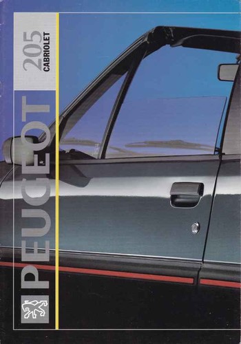 Catalogue brochure peugeot 205 - peugeot,
