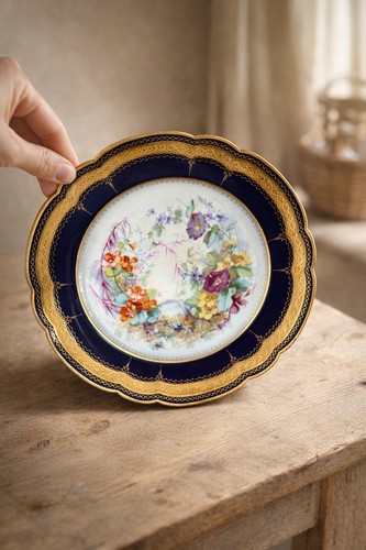 Assiette ancienne guérin - ancienne, w.