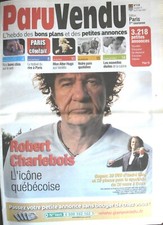 PARU VENDU ROBERT CHARLEBOIS