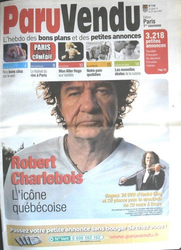 Paru vendu robert - robert, charlebois