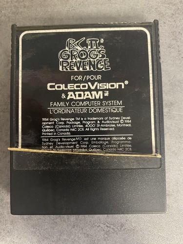 Grogs revenge coleco - bc, 2