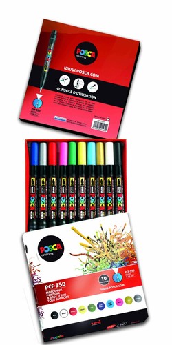 Pcf350 posca boîte - posca,