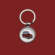 Porte-clefs 4L R4 1963 rouge