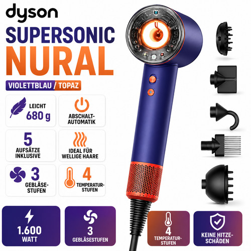 Dyson supersonic nural bleu - supersonic,