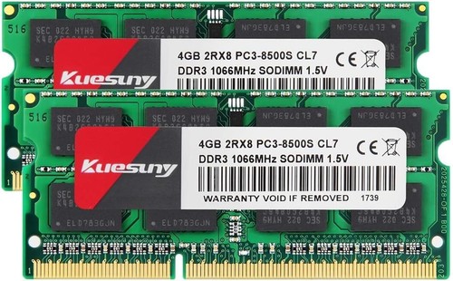 8go kit ddr3 1066mhz - 8go, kit(2x4go)